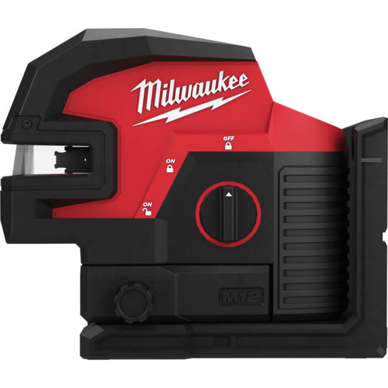 Нивелир лазерный аккумуляторный 4 точечный Milwaukee M12 CLL4P-0C