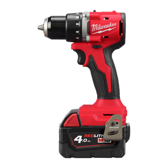 Дрель-шуруповерт аккумуляторная Milwaukee M18 BLDDRC-402C