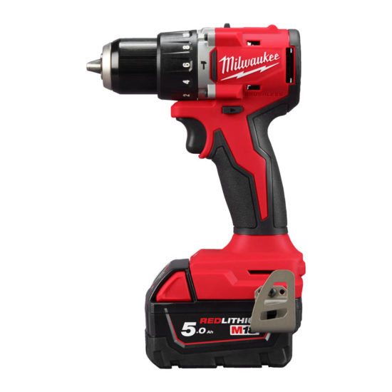 Дрель-шуруповерт ударная аккумуляторная Milwaukee M18 BLPDRC-202C