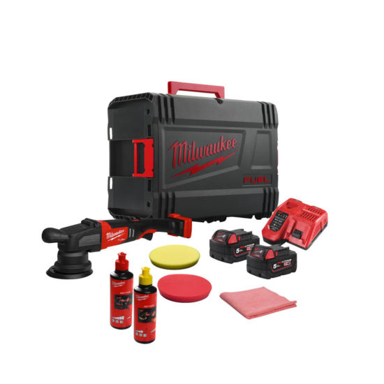 Полировальная машина аккумуляторная Milwaukee M18 FROP15-502X KIT