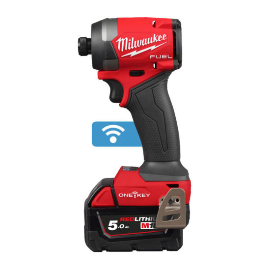 Шуруповерт ударный аккумуляторный Milwaukee M18 ONEID3-502X FUEL ONE-KEY