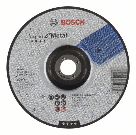 Диск отрезной Bosch Expert for Metal 180x3.0x22.23 A30S BF, вогнутый