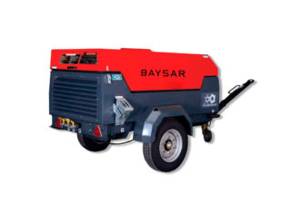 Дизельный компрессор BAYSAR DS165-7 на шасси